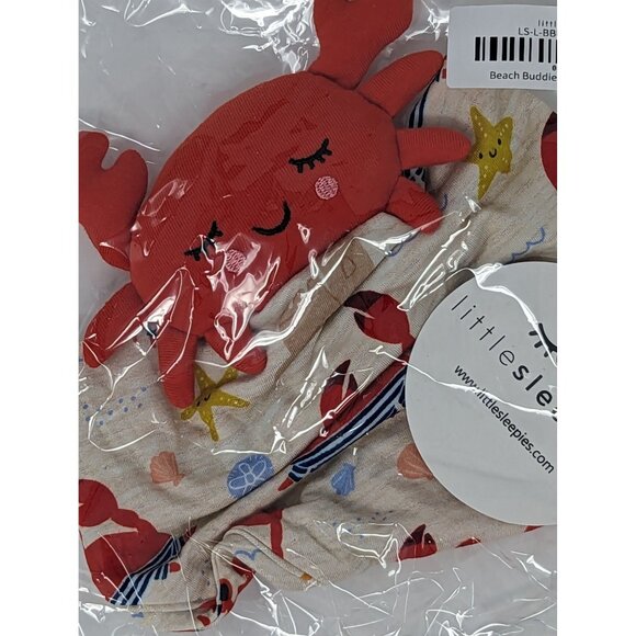 NIB Little Sleepies Beach Buddies Crab Lovey - Picture 2 of 2